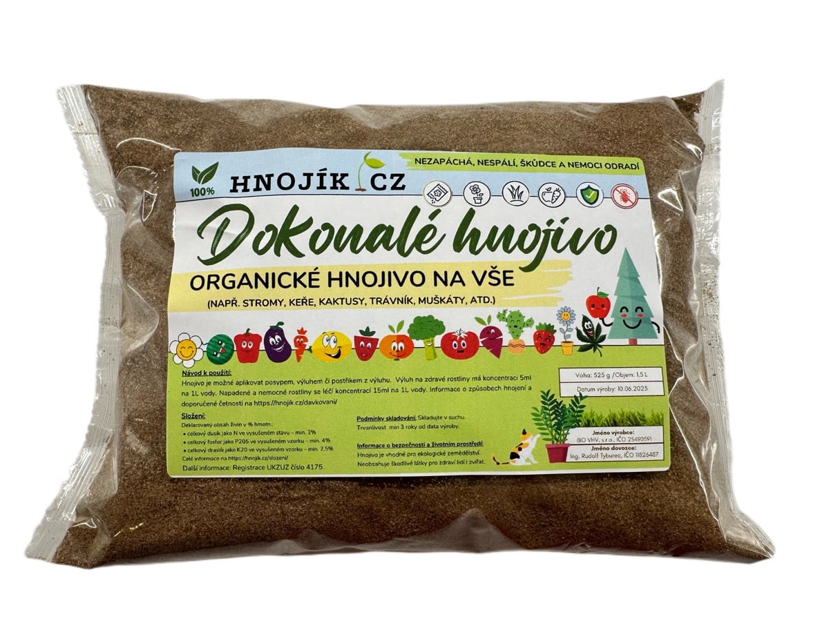HNOJÍK Organické hnojivo 1,5L / 0.525kg